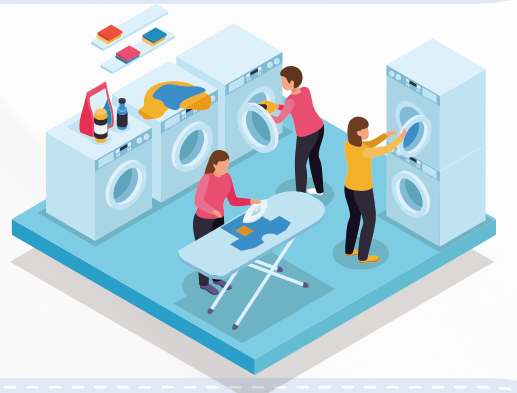云朵啦中央洗衣工廠校園智慧洗衣